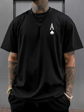 Men’s Oversized Black Ace of Spades T-Shirt